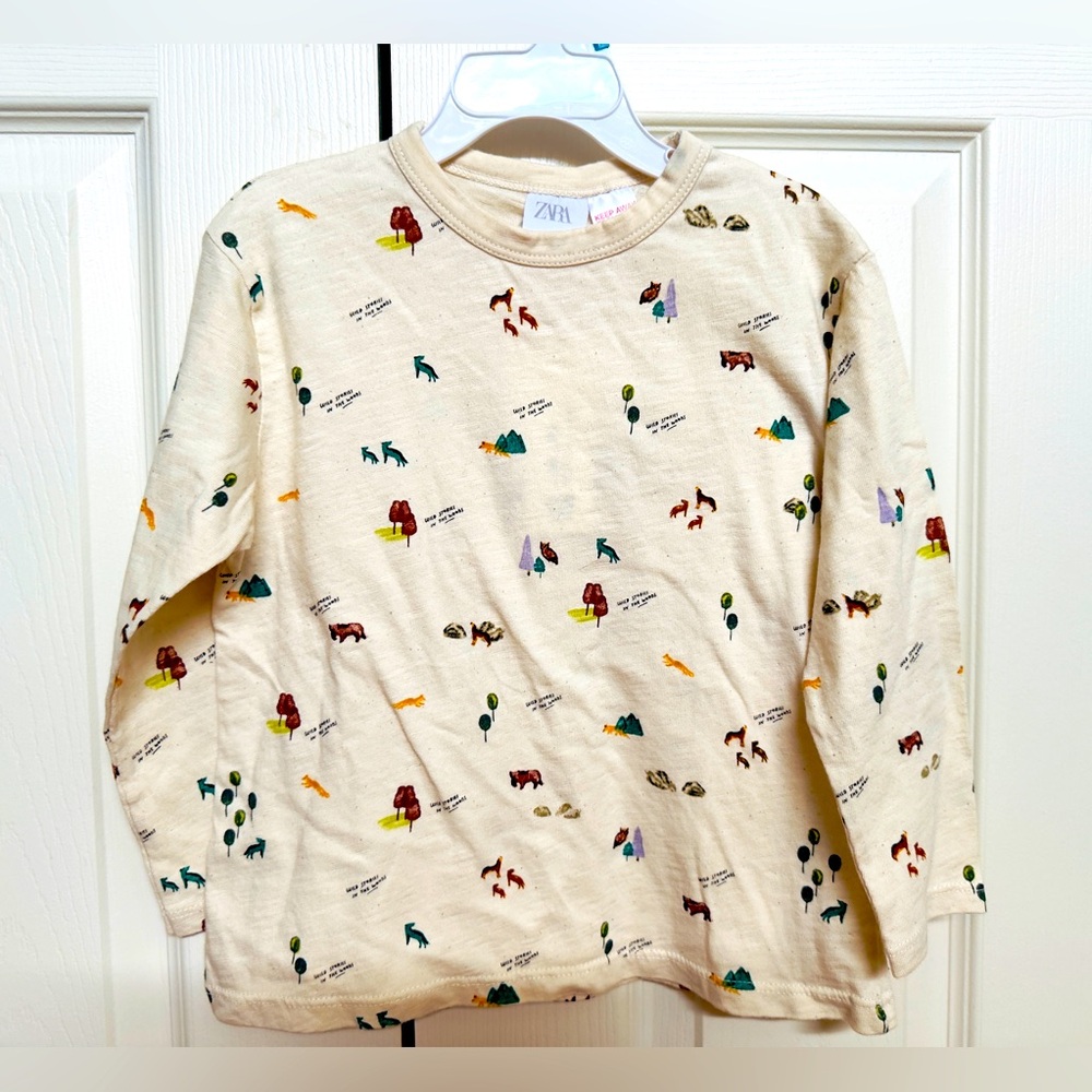 Brand new Zara Kids Long Sleeve Shirt size 3-4T